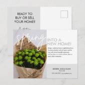 Realtor Briefkaart - Estate Spring Marketing (Voorkant / Achterkant)