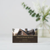 Realtor Business Card Visitenkarte Visitekaartje (Staand voorkant)