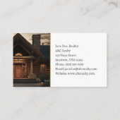 Realtor Business Card Visitenkarte Visitekaartje (Achterkant)