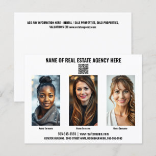 Realtor business marketing briefkaart DIY op maat