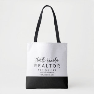 Realtor Canvas tas Gepersonaliseerde Zakelijke Can