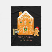 Realtor Christmas Funny Realtor Holiday Gingerbrea Fleece Deken (Voorkant)
