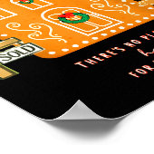 Realtor Christmas Funny Realtor Holiday Gingerbrea Poster (Hoek)