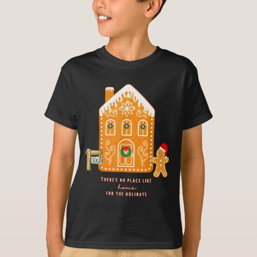 Realtor Christmas Funny Realtor Holiday Gingerbrea T-shirt (Voorkant)