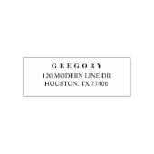 Realtor Client Gift Housewarming Gift Minimalist Zelfinktende Stempel (Design)