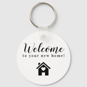 Realtor Closing Gift Welkom bij je nieuwe thuis Sleutelhanger