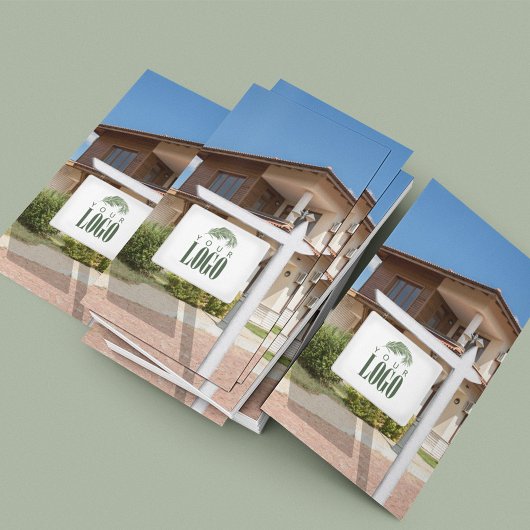 Realtor Custom Photo Uw Logo-Visitekaartje toevoeg Visitekaartje