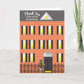 Realtor Cute Townhouse of Condo Hartelijk dank Bedankkaart (Voorkant)