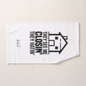 Realtor Estate Agent Brag Gag, gepersonaliseerd Handdoek (Handdoek)
