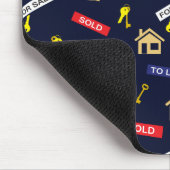 Realtor Estate Agent Gepersonaliseerd Muismat (Hoek)