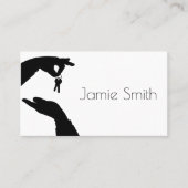 Realtor Estate Broker verkocht sleutels in hand Visitekaartje (Voorkant)