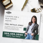 Realtor Farming Mailer Real Estate Marketing Logo Briefkaart