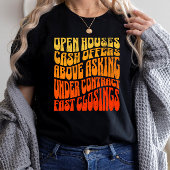 Realtor Favorieten Groovy Retro Vastgoed Verkoop T-shirt