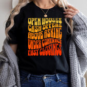 Realtor Favorieten Groovy Retro Vastgoed Verkoop T-shirt