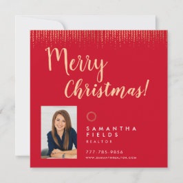 Realtor Feestdagen Kerstmis Briefkaart Moderne Min