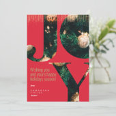 Realtor Feestdagen Kerstmis Briefkaart Moderne Min (Staand voorkant)