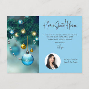 Realtor Fijn Thuis Kerstgroet Ansichtkaart Briefkaart