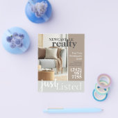 Realtor Flyer voor onroerend goed (Enkel)