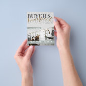 Realtor Flyer voor onroerend goed (Hand)