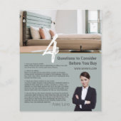 Realtor Flyer voor onroerend goed (Achterkant)