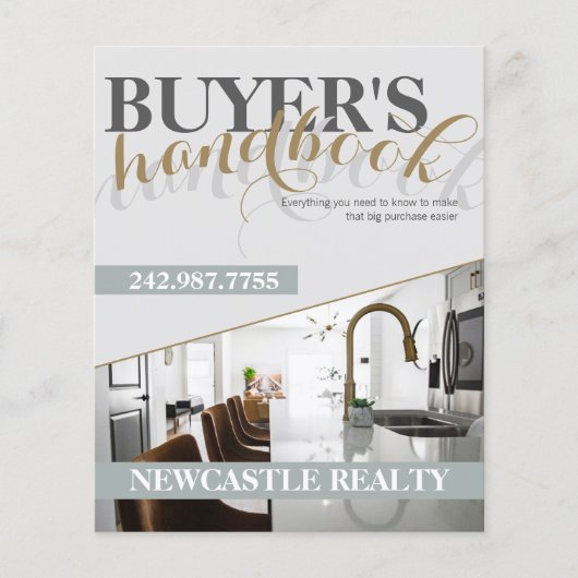 Realtor Flyer voor onroerend goed (Voorkant)