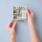 Realtor Flyer voor onroerend goed (Hand)