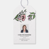 Realtor Foto Referral Bedankt Cadeaulabel (Achterkant)