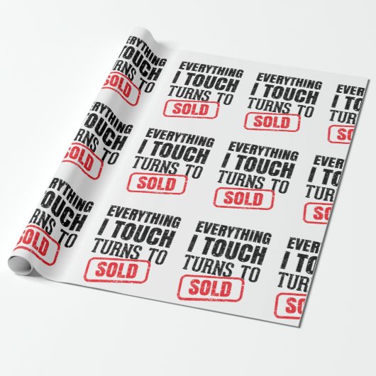 Realtor Funny Mug Cadeaupapier (Uitgerold)