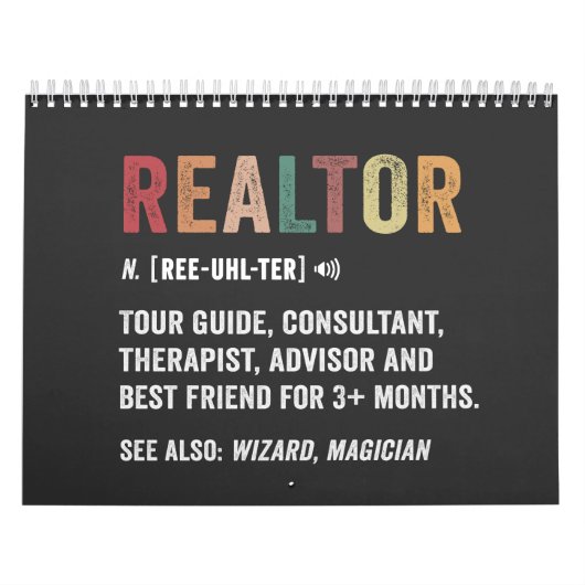 Realtor Funny Quote 2023 Calendar Kalender (Hoes)