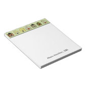 Realtor-gepersonaliseerd cadeau notitieblok (Schuin)