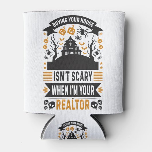 Realtor Halloween - makelaar in onroerend goed Blikjeskoeler (Voorkant)