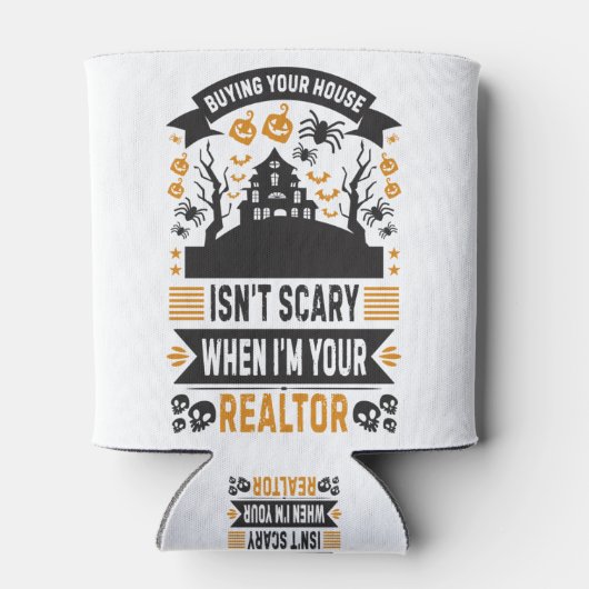 Realtor Halloween - makelaar in onroerend goed Blikjeskoeler (Achterkant)