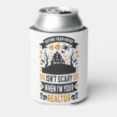 Realtor Halloween - makelaar in onroerend goed Blikjeskoeler (Blikje Achterkant)