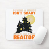Realtor Halloween Real Estate Agent & Broker Funny Muismat (Met muis)
