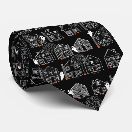 Realtor Halloween Stropdas (Opgerold)