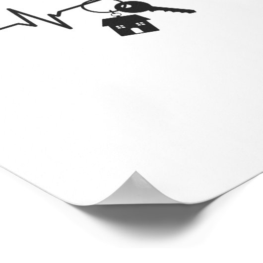 Realtor Heartbeat Poster (Hoek)