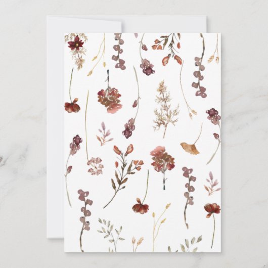 Realtor Herfst Open House, Housewarming, New Home Kaart (Achterkant)