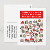 Realtor Holiday-kaarten Briefkaart (Voorkant / Achterkant)