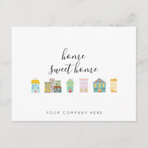 Realtor Home Sweet Home-promotie Briefkaart
