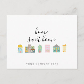 Realtor Home Sweet Home-promotie Briefkaart