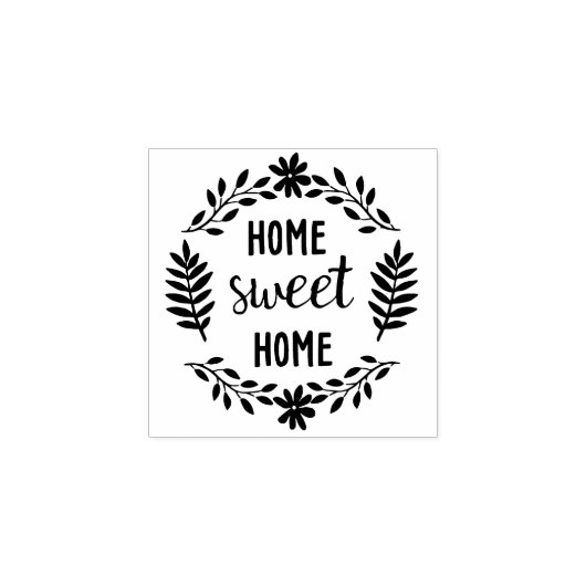 Realtor Home Sweet Home Rubberstempel (Afrduk)