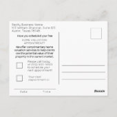 Realtor Home Waardering Marketing Briefkaart (Achterkant)