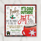 Realtor Hot Chocolate Pop met cadeau Label (Voorkant)