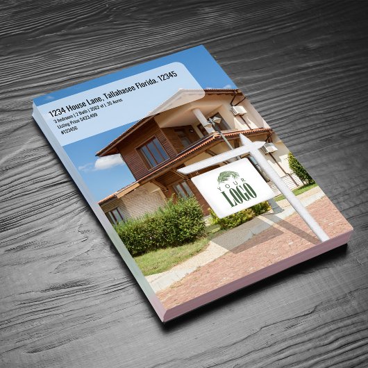 Realtor House Listing Foto QR Code Sjabloon