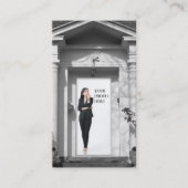 Realtor in de deur | Aangepast Visitekaartje (Voorkant)