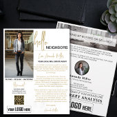 Realtor Introductie Vastgoed Farming Letter Flyer