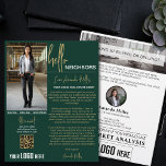 Realtor Introductie Vastgoed Farming Letter Flyer<br><div class="desc">De Realtor Introduction Real Estate Farming Letter Flyer in een prachtig smaragdgroen kleurenschema, zorgvuldig vervaardigd om een gedurfde verklaring te maken en professionalisme over te brengen. Hallo Deze flyer is ontworpen om u effectief kennis te laten maken met uw community en combineert de warmte van een gepersonaliseerde "Neighbor"-brief met de...</div>