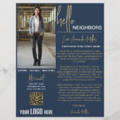 Realtor Introductie Vastgoed Farming Letter Flyer (Voorkant)