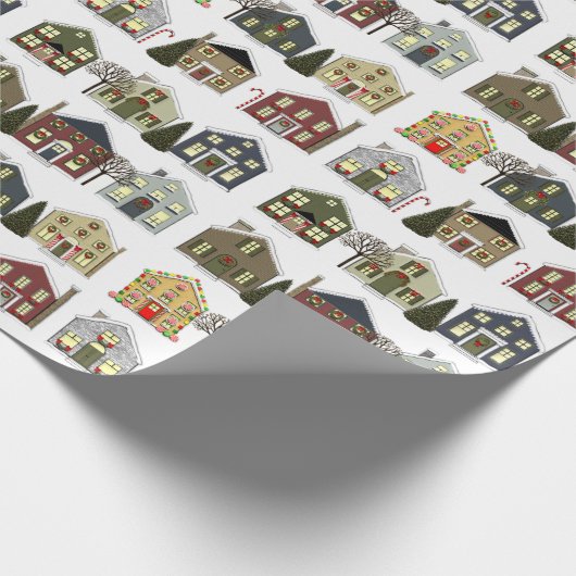 Realtor kerstfeestdag cadeau cadeaupapier (Hoek)