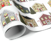 Realtor kerstfeestdag cadeau cadeaupapier (Rol Hoek)